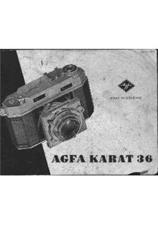 Agfa Karat 36 manual. Camera Instructions.